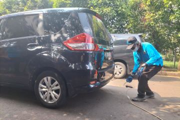 Mobil lulus uji emisi dapat potongan biaya parkir di Jakarta Barat