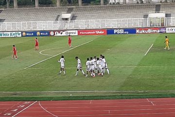 Laos U-19 amankan posisi puncak Grup B usai tekuk Singapura 3-1