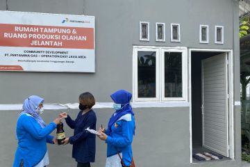 Pertagas latih warga Kalitengah Sidoarjo manfaatkan limbah jelantah