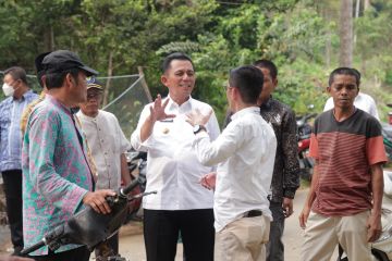 Presiden Jokowi berkurban dua ekor sapi di Kepri