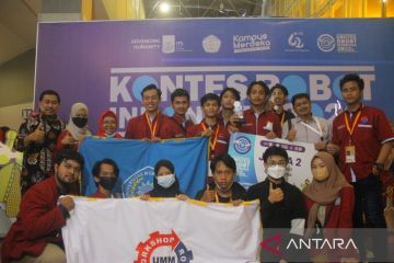 Robot Dome UMM juara dua Kontes Robot Indonesia 2022
