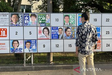 Warga Jepang gunakan hak suara dalam pemilihan Majelis Tinggi
