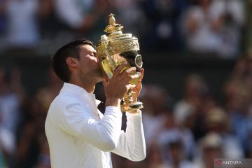 Tenis  Wimbledon 2022:  Novak Djokovic juara tunggal putra