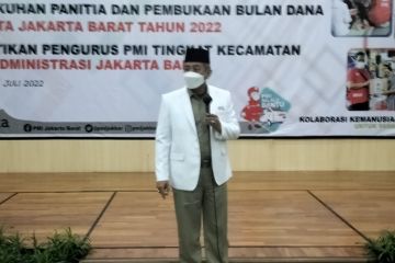 Wali Kota Jakbar pastikan dana yang dikumpulkan PMI tepat sasaran