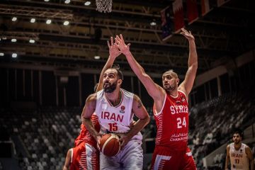 Iran atasi perlawanan Suriah 80-67 di Grup C Piala FIBA Asia