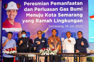 Dorong transisi energi, Dirjen Migas resmikan dua SPBG di Semarang