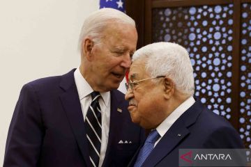 Joe Biden temui Presiden Palestina di Tepi Barat