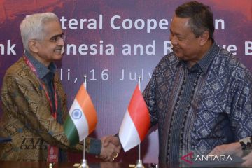 Bank Indonesia jalin kerja sama dengan Bank Sentral India