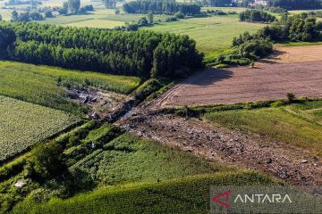 Pesawat kargo Ukraina dengan delapan penumpang jatuh di Yunani