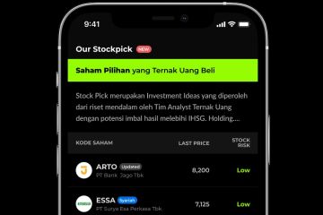 Ternak Uang rilis fitur "Stockpick" untuk permudah investasi saham