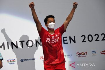 Ginting persembahkan gelar Hylo Open 2022 untuk ibunda