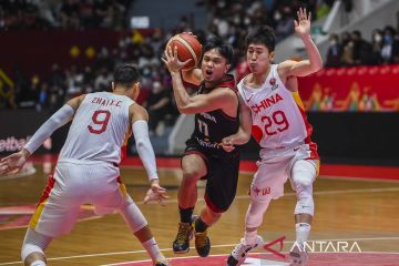 FIBA Asia Cup 2022: China kalahkan Indonesia 105-58