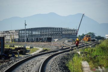 Progres pembangunan kereta cepat Jakarta Bandung