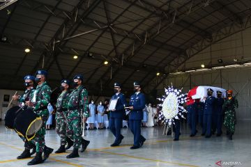 Persemayaman jenazah penerbang pesawat T-50i Golden Eagle