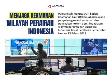 Menjaga keamanan wilayah perairan Indonesia