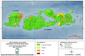 BMKG sebut NTB mulai masuk puncak musim kemarau 2022