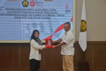 Kementerian ESDM teken serah terima aset milik negara ke BRIN