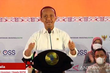 Bahlil berikan Nomor Induk Berusaha ke 550 pengusaha di Sumatera Utara