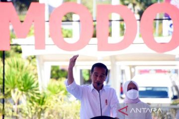 Presiden Jokowi resmikan perluasan Bandara Komodo Labuan Bajo