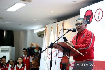 Hasto lantik pengurus TMP Jakarta perkuat gerakan menangkan pemilu