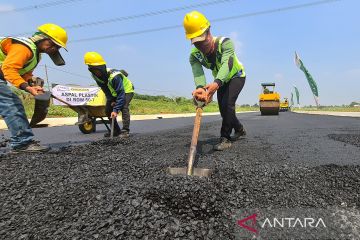 Proyek jalan di Lombok Tengah sudah 50 persen