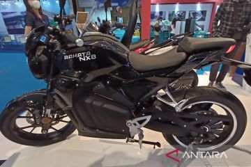 Sepeda motor sport listrik Rakata NX8 meluncur di PEVS 2022