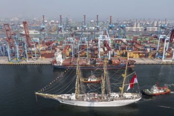 KRI Bima Suci Sandar di Tanjung Priok