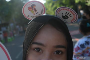 Kampanye stop kekerasan seksual dalam rangka Hari Anak Nasional