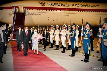 Presiden Joko Widodo tiba di Beijing