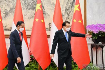 Presiden Jokowi bertemu PM China Li Keqiang