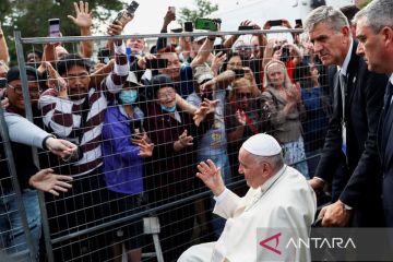 Paus Fransiskus bikin aparat keamanan Kanada ketar-ketir