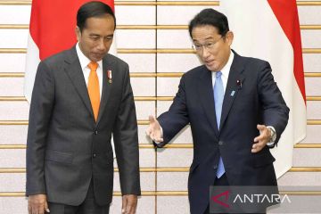 Presiden Joko Widodo bertemu PM Jepang Fumio Kishida