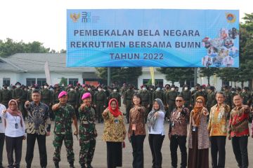 Kementerian BUMN gelar pembekalan Bela Negara rekrutmen 2022