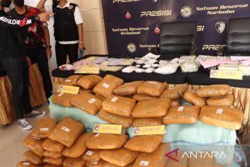 Polisi musnahkan ratusan kilogram narkotika hasil pengungkapan kasus