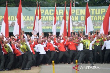 Upacara penutupan pendidikan bintara TNI AD