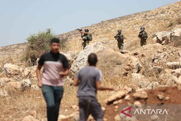 Bentrokan Palestina-Israel di Nablus
