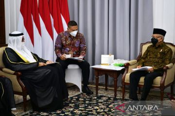 Wapres menerima Sekjen Forum Promosi Perdamaian Abu Dhabi