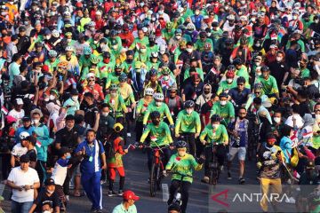 Gubernur Jatim: Bersepeda bersama tumbuhkan kebersamaan