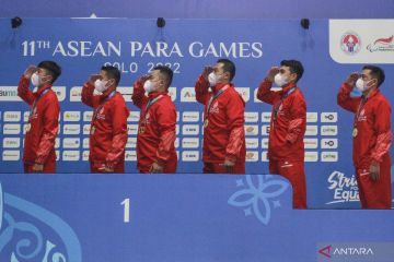 Kemenangan WO warnai laga para-bulu tangkis ASEAN Para Games 2022