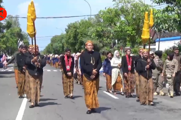 4 benda pusaka zaman kerajaan ikut kirab budaya di Ngawi