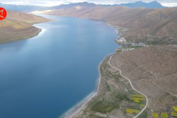 Danau Yamdrok, resor musim panas di Tibet, China