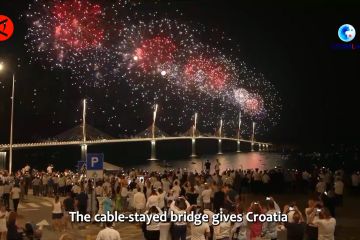 Jembatan Peljesac di Kroasia resmi dibuka untuk lalu lintas
