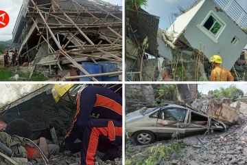 Gempa magnitudo 7,1 di Filipina runtuhkan banyak bangunan