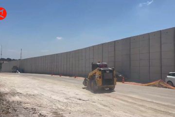 Israel mulai bangun tembok pemisah di wilayah utara Tepi Barat