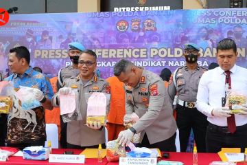 Polda Banten gagalkan peredaran 43 kg sabu jaringan internasional
