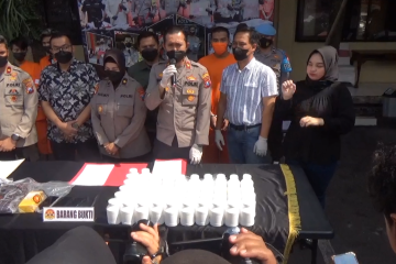 Polisi gagalkan peredaran 55.260 pil koplo di Kota Malang
