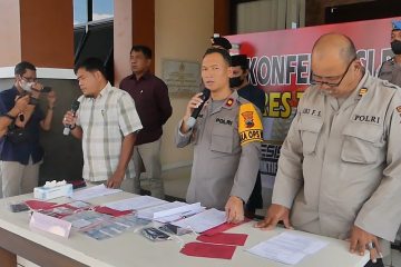 Polres Temanggung tangkap sindikat pengedar uang palsu