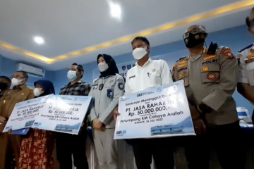 PT Jasa Raharja santuni keluarga korban KM Cahaya Arafah