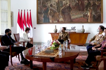 Terima IMF, Presiden Jokowi sampaikan ekonomi Indonesia relatif baik