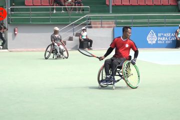 Tenis Kursi Roda Indonesia masih berpeluang raih medali perak